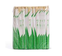 Ken Chiku - Bamboo Chopsticks Genroku 20cm - 100 Pairs | Sustainable Bamboo | Individually Wrapped|Japanese Hashi|Ohashi|
