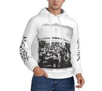Ken*dri%c*k Black Hoodie Ra%pp*er Hooded Neck T Shirts for Men Band Sweatshirt Logo Casual Long Sleeve La*m%ar Pullover Tops Merch Clothes for Male Fans