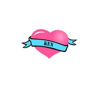 Ken Forever love small Heart Temporary Tattoo eternal love boy friend lover