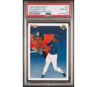 Ken Griffey Jr 1990 Upper Deck Mariners Checklist Card #24 Graded PSA 10