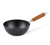 Ken Hom Classic Carbon Steel Non-Stick Mini Wok 20Cm - Black