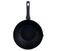 Ken Hom Pressed Aluminium Wok, 30cm, Excellence, Induction Hobs Suitable/Metal Tool Safe/Ergonomic Handle, Includes 1 x Chinese Wok Pan, KH430006