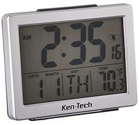 Ken-Tech Atomic Desk/bedroom Alarm Clock1.5 Time Number, Back Blue Light