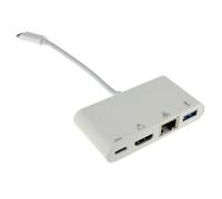 Kenable 009706 Laptop Dock/port Replicator USB 3.2 Gen 1 3.1 Gen 1 Type-C White
