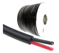 Kenable 100V Heavy Duty Twin Core Speaker Cable 2X79X0.18mm 25A Black 100M
