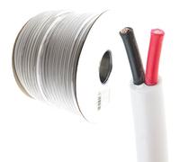 Kenable 100V Heavy Duty Twin Core Speaker Cable 2X79X0.18mm 25A White 100M