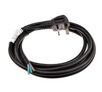 Kenable 13A UK Plug to Bare Ends Cable, 3 Meter Black Power Cord, 1.5mm² Wire
