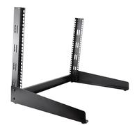 kenable 19 inch Rack Mount Stand Open Frame Desktop Studio Equipment Holder 9U 450mm Depth with Pre-Punched Strip and Anti-Slip Feet
