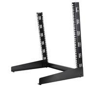 kenable 19 inch Rack Mount Stand Open Frame Desktop Work Surface Studio 12U 450mm Deep with Anti-Slip Feet