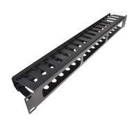 kenable Cable Management Bar 1U for Data Cabinet 19 Inch Rack with VENTS
