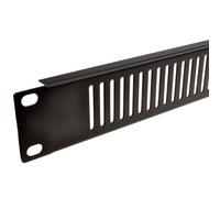 kenable 1U Blanking Plate for Comms Data Cabinet Rack 19 Vented Black