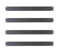 kenable 1U Blanking Plate Solid Black for 19 inch Server Rack Data Cabinet - Airflow Management Panel - 4 Pack