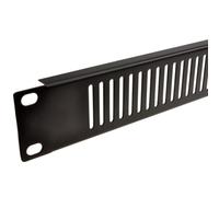 kenable 1U Vented Blanking Plate for 19 inch Rack Cabinet Server Comms Data Steel Black 483mm