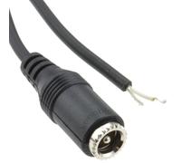 kenable 2.1mm x 5.5mm Female DC Socket to Bare Ended Power Cable 5m