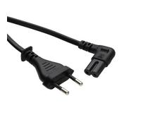 Kenable 2 Pin Euro Plug To Figure Of Eight 8 C7 Right Angle Plug Power Cable 5M