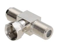 Kenable 2 Way F-Type Splitter Combiner Tv Virgin Cable Sky Satellite Freeview