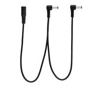 kenable 2 Way Guitar Pedal Right Angle 5.5 x 2.1mm Daisy Chain Power Splitter 9V Cable