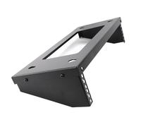 kenable 2U Wall Mounted Bracket 19 inch Rack for Networking Equipment Patch Panel Switch PDU Vertical Mount Black 200mm Deep