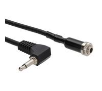 Kenable 3.5mm Mono Chassis Panel Mount Socket To Right Angle Jack Cable 2M