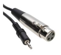 kenable 3.5mm Mono Jack PC Laptop to XLR Female Mixer Speaker Cable 2m