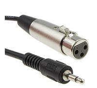 kenable 3.5mm Mono Jack PC/Laptop to XLR Female Mixer/Speaker Cable 5m