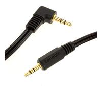 kenable 3.5mm Right Angle Male Jack to Jack Stereo Audio Cable 0.5m 50cm