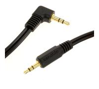 kenable 3.5mm Right Angle Male Jack to Jack Stereo Audio Cable 1m