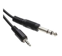 Kenable 3.5mm Stereo Jack Plug To 6.35mm Stereo Jack Plug Cable 1.8M