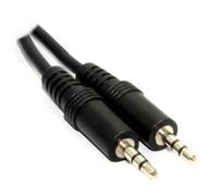 Kenable 3.5mm Stereo Jack Plug To Plug Audio Lead Single Screened Cable 1.2M