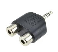 kenable 3.5mm Stereo Jack Plug to Twin Mono Splitter or Combiner Adapter