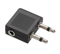 kenable 3.5mm Stereo Jack Socket to Twin Mono Plugs Aeroplane Adapter