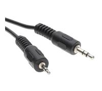 kenable 3.5mm Stereo Jack to 2.5mm Stereo Jack Audio Cable for MP3 MP4 Player Car AUX Headphone Adapter Black 0.5m/50cm