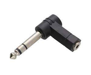 Kenable 3.5mm to 6.35mm Right Angled Audio Adapter for Smartphones and Older Audio Devices