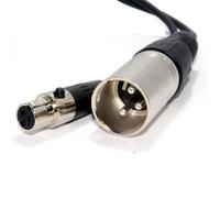 3 Pin Male XLR Plug to 3 Socket Female Mini XLR Cable 2m
