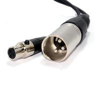 kenable 3 Pin Male XLR to Female Mini XLR Cable for Microphones and Audio Equipment Black 6m
