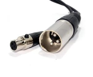 kenable 3 Pin Male XLR to Female Mini XLR Cable for Microphones and Audio Equipment Black 6m