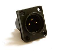 kenable 3 Pin XLR Microphone Chassis Panel Mount Solder Terminal Socket & Seal