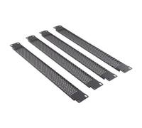 Kenable (4 Pack) Mesh Vented 1U Blanking Plate For 19 Inch Rack Mounted Data Cabinet