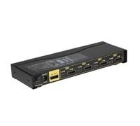 Kenable 4 Port Displayport Kvm Switcher Box 4K 60Hz With Cables & Remote Control Metal