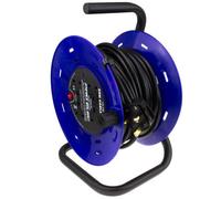 Kenable 4 Way Gang Mains Extension 13 Amp Power Outlet Reel Cable 25M