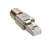 Kenable 40Gig Idc To Rj45 Connector For Cat6A Solid Cable Tool-Less Metal Clip