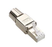 Kenable 40Gig Idc To Rj45 Connector For Cat6A Solid Cable Tool-Less Plastic Clip