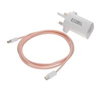 Kenable 45W GaN USB C Fast Charging Plug and 1.5m USB-C Cable for Apple Macbook Neo Charger Bundle (Blush, 1.5m)