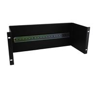 4U DIN Rail Recessed Bracket for 19 Inch Data Networking Rack Cabinet Mount Accessories