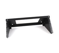 kenable 4U Wall Mounted Bracket 19 inch Rack for Networking Equipment Patch Panel Switch PDU Vertical Home Office Studio 200mm Deep Black