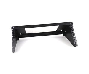 kenable 4U Wall Mounted Bracket 19 inch Rack for Networking Equipment Patch Panel Switch PDU Vertical Home Office Studio 200mm Deep Black