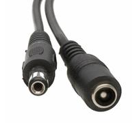 Kenable 5.5 X 2.1mm Dc Power Plug To Socket Cctv Extension Lead Cable 0.5M