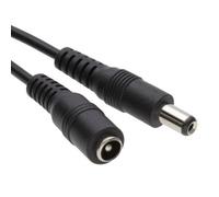 Kenable 5.5 X 2.1mm Dc Power Plug To Socket Cctv Extension Lead Cable 4M