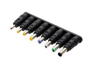 kenable 5.5 x 2.1mm DC Power to Multi-Adapters Plugs 8 Pack Straight