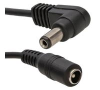Kenable 5.5 X 2.1mm Right Angled Dc Power Male Female Cctv Extension Cable 10M